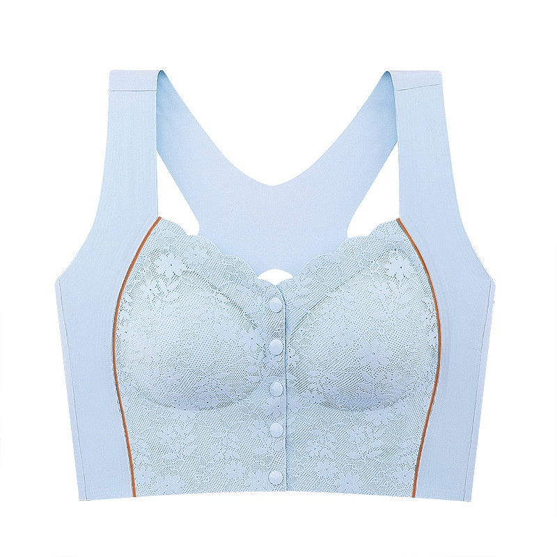 Soutien-gorge confortable sans armatures à fermeture frontale pour femme✨🌿