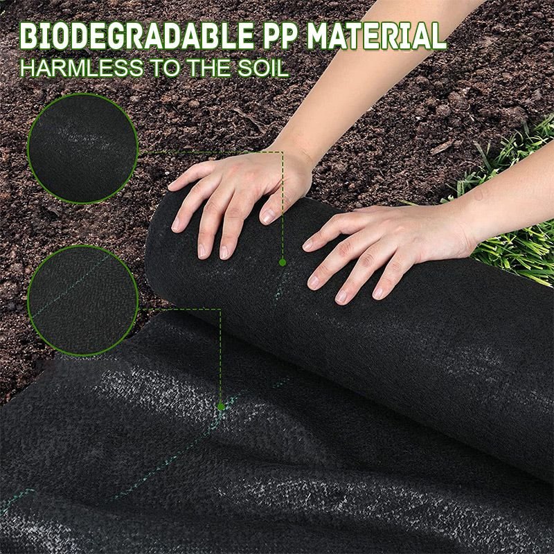 🔥Nouveauté 2025🔥 Toile anti-mauvaises herbes biodégradable