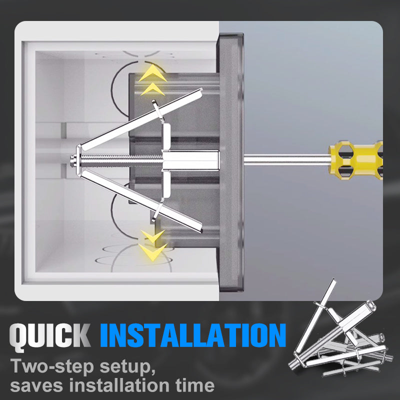 🔧✨ Dispositif de réparation pour boîte de jonction dissimulée — Facile, rapide et sûr pour vos travaux électriques invisibles ! 💡💪