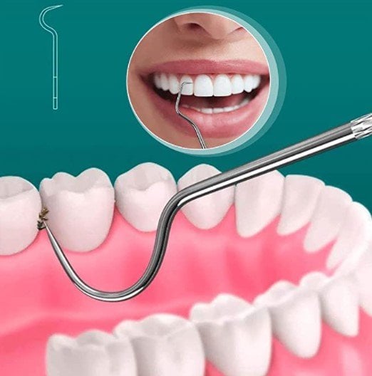 ⚡Set de cure-dents en acier inoxydable | Hygiénique & Durable