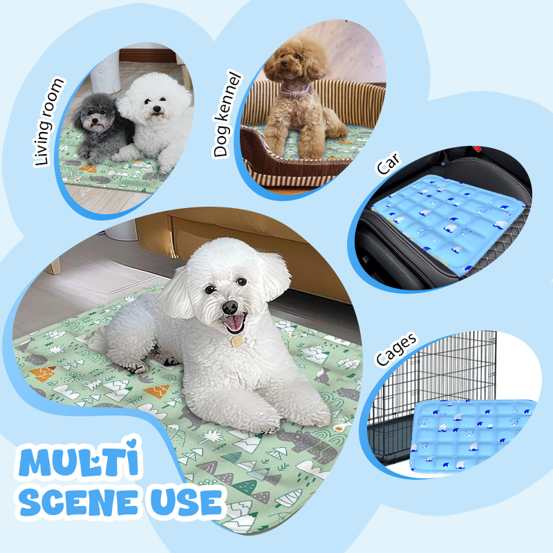 Tapis de refroidissement durable en forme de dessin animé pour animaux de compagnie 🐾❄️