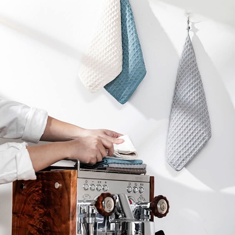 Wafel vuil absorberende doek (10PCS) 🧽✨