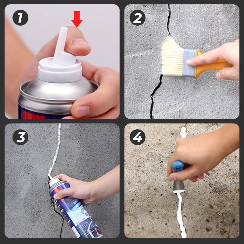 🩵🩵Scellant auto-pulvérisant, flexible et imperméable pour fissures murales