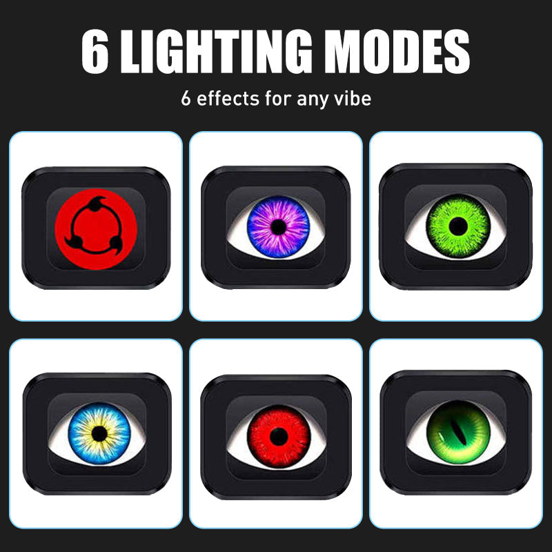 2PCS LED Devil Eyes Lights for Motorcycle Rearview Mirror (Feux du diable pour le rétroviseur de la moto)😈🏍️