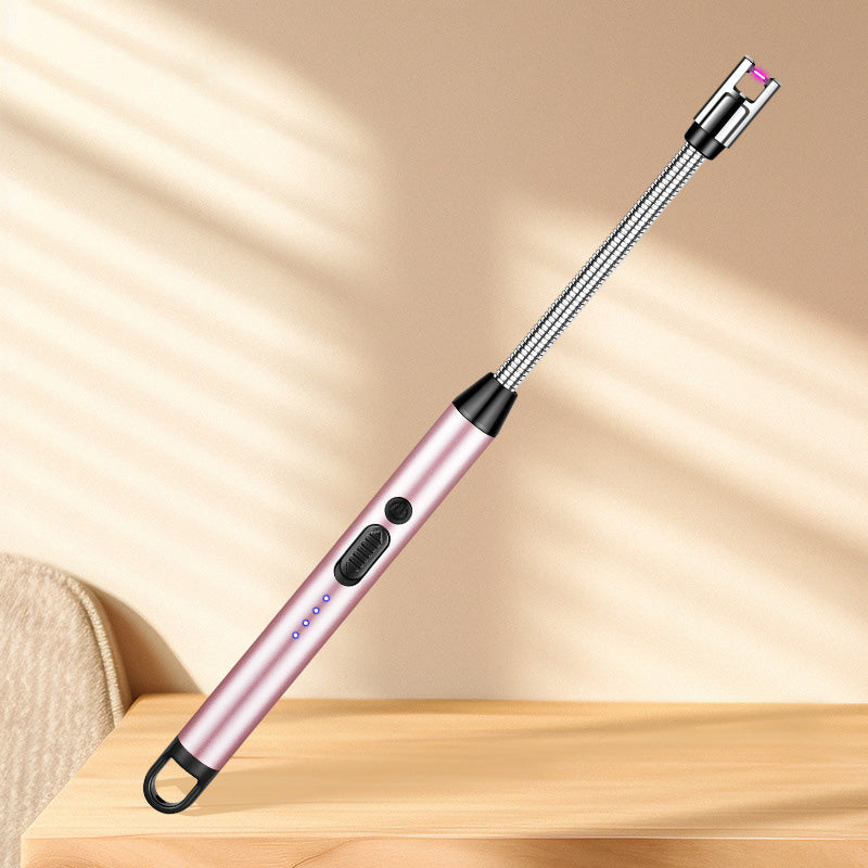 🏆Briquet électrique coupe-vent et sans flamme avec col Flexible👑