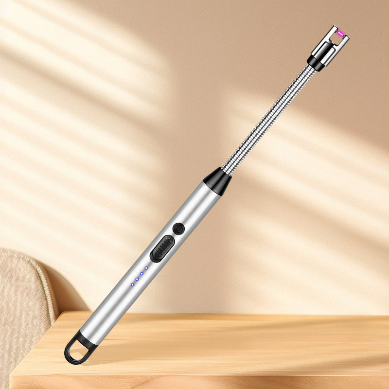 🏆Briquet électrique coupe-vent et sans flamme avec col Flexible👑