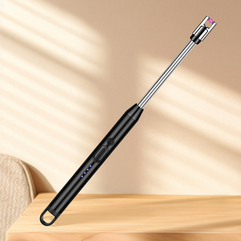 🏆Briquet électrique coupe-vent et sans flamme avec col Flexible👑