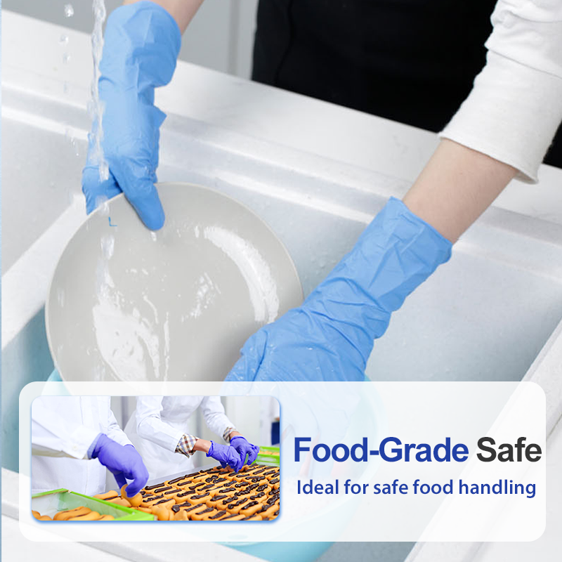 🔥 Vente Flash -50% ⏳ 100 PCS Gants Jetables en Nitrile Alimentaire