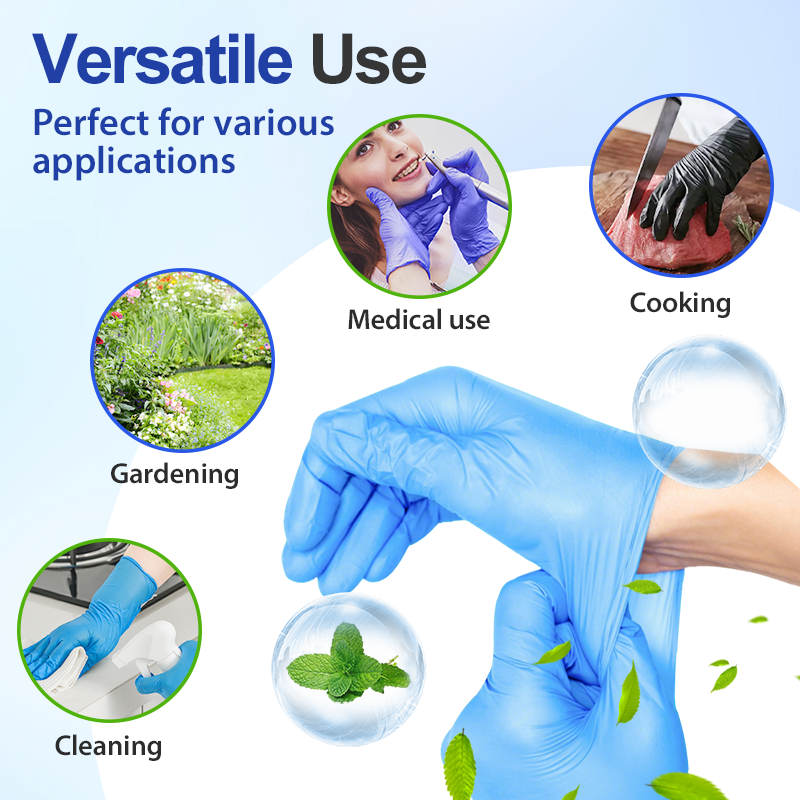 🔥 Vente Flash -50% ⏳ 100 PCS Gants Jetables en Nitrile Alimentaire
