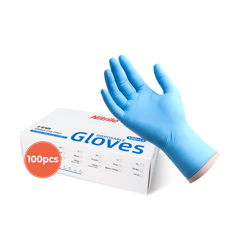🔥 Vente Flash -50% ⏳ 100 PCS Gants Jetables en Nitrile Alimentaire