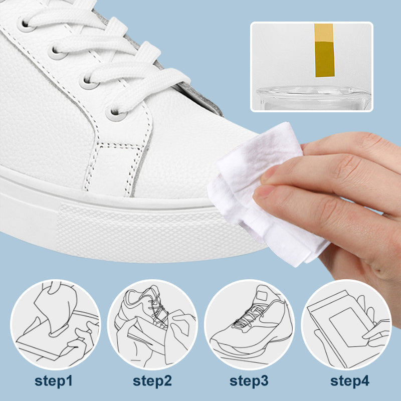 🍀🍀Quick Dirt Removing Shoe Cleaning Wet Wipes