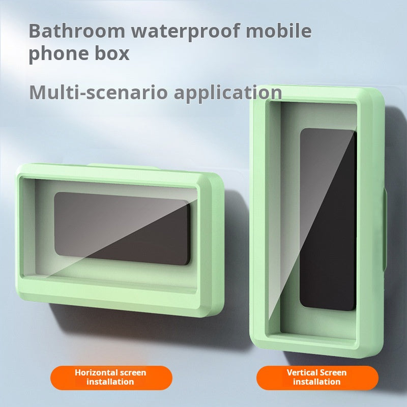 📱🚿 Boîte étanche pour téléphone en salle de bain (support mural sans perçage) 🛁🎭