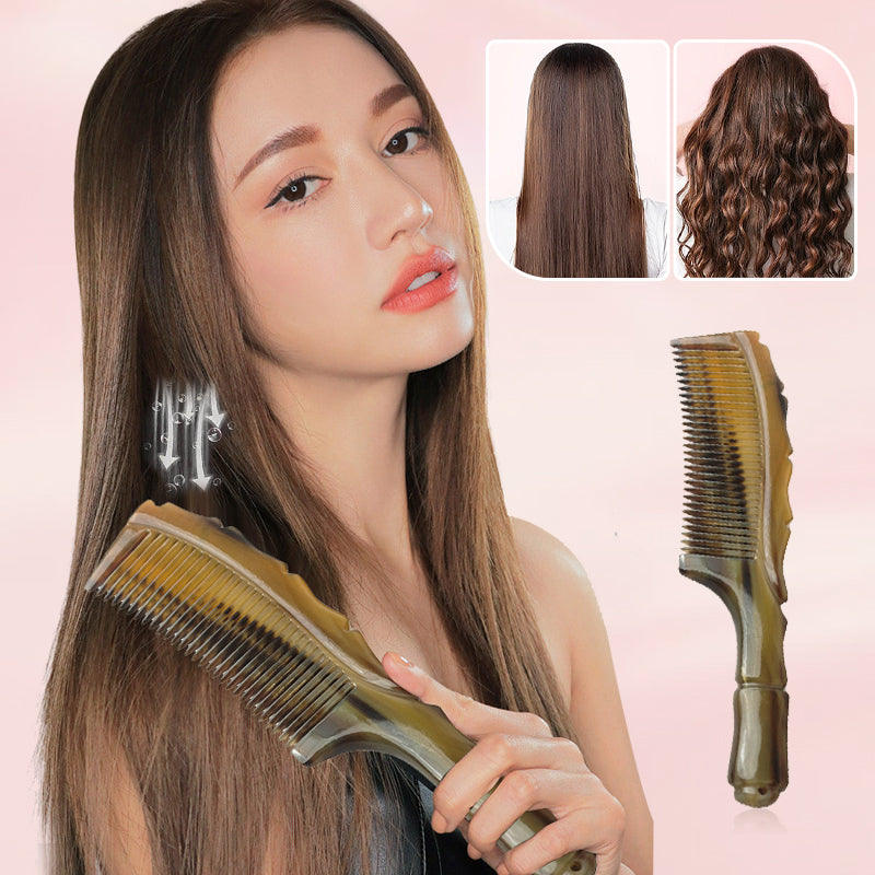 💇♂️💖Peine de cuerno natural hecho a mano🌿
