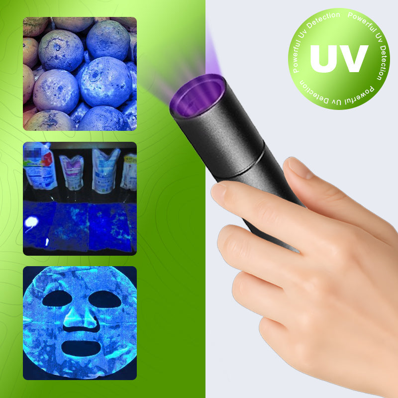 🔦🌿 Lampe UV à lumière noire pour inspection des légumes⚡