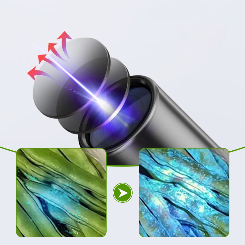 🔦🌿 Lampe UV à lumière noire pour inspection des légumes⚡