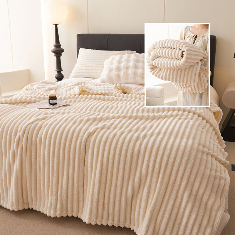 🍂Soldes d'automne – 50 % de réduction !🛏️Couverture épaisse en peluche avec motif lapin et housse en velours lait🏆Blottissez-vous dans un confort ultime