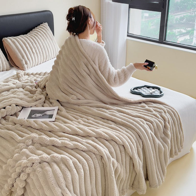 🍂Soldes d'automne – 50 % de réduction !🛏️Couverture épaisse en peluche avec motif lapin et housse en velours lait🏆Blottissez-vous dans un confort ultime