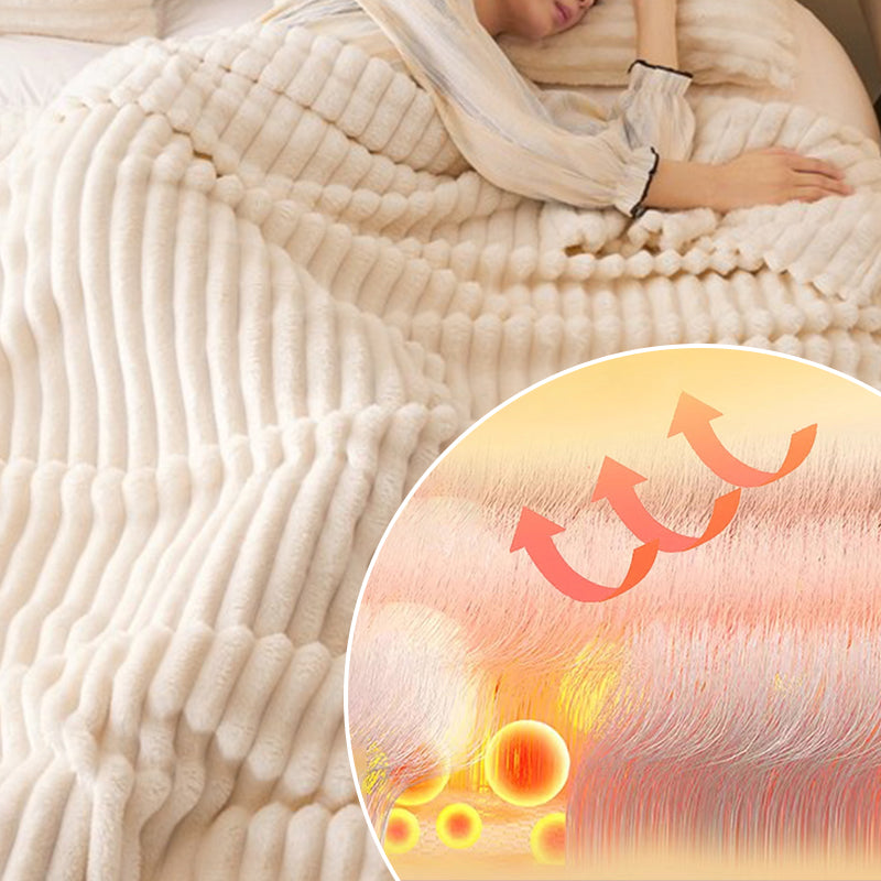 🍂Soldes d'automne – 50 % de réduction !🛏️Couverture épaisse en peluche avec motif lapin et housse en velours lait🏆Blottissez-vous dans un confort ultime