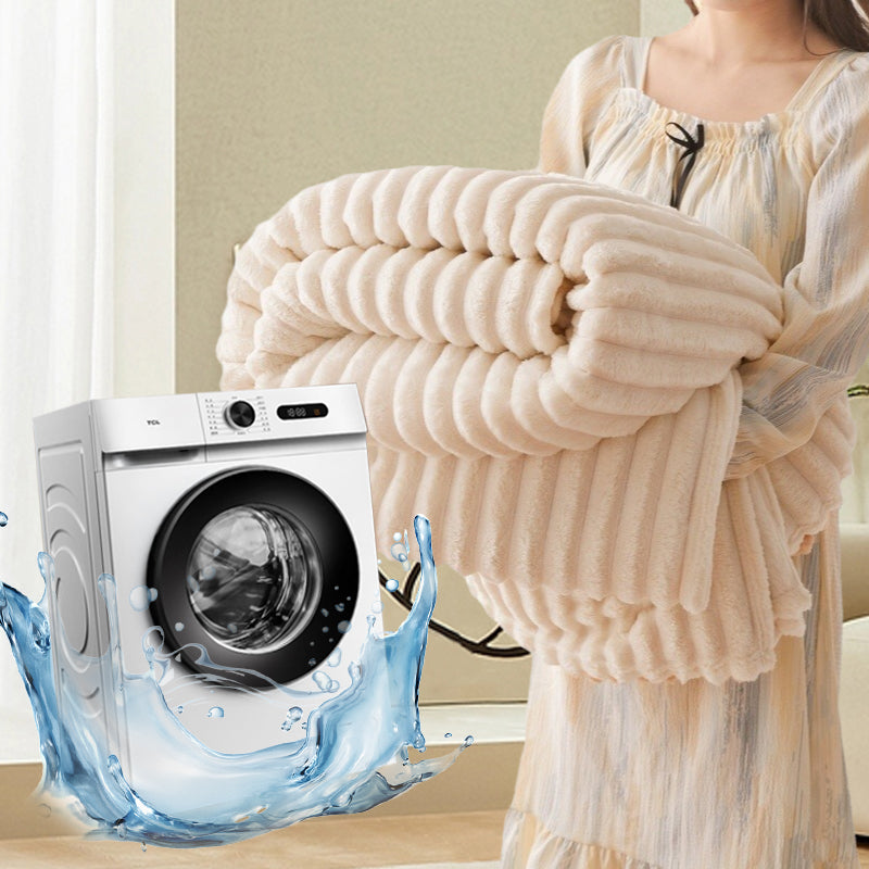 🍂Soldes d'automne – 50 % de réduction !🛏️Couverture épaisse en peluche avec motif lapin et housse en velours lait🏆Blottissez-vous dans un confort ultime