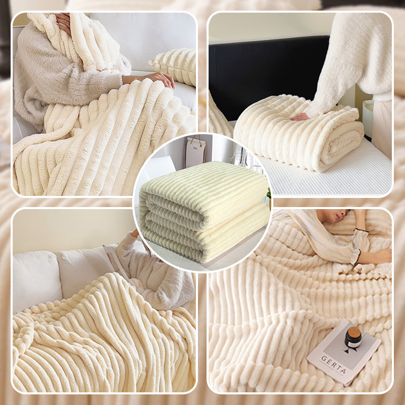 🍂Soldes d'automne – 50 % de réduction !🛏️Couverture épaisse en peluche avec motif lapin et housse en velours lait🏆Blottissez-vous dans un confort ultime