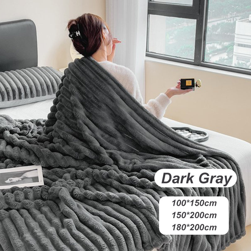 🍂Soldes d'automne – 50 % de réduction !🛏️Couverture épaisse en peluche avec motif lapin et housse en velours lait🏆Blottissez-vous dans un confort ultime