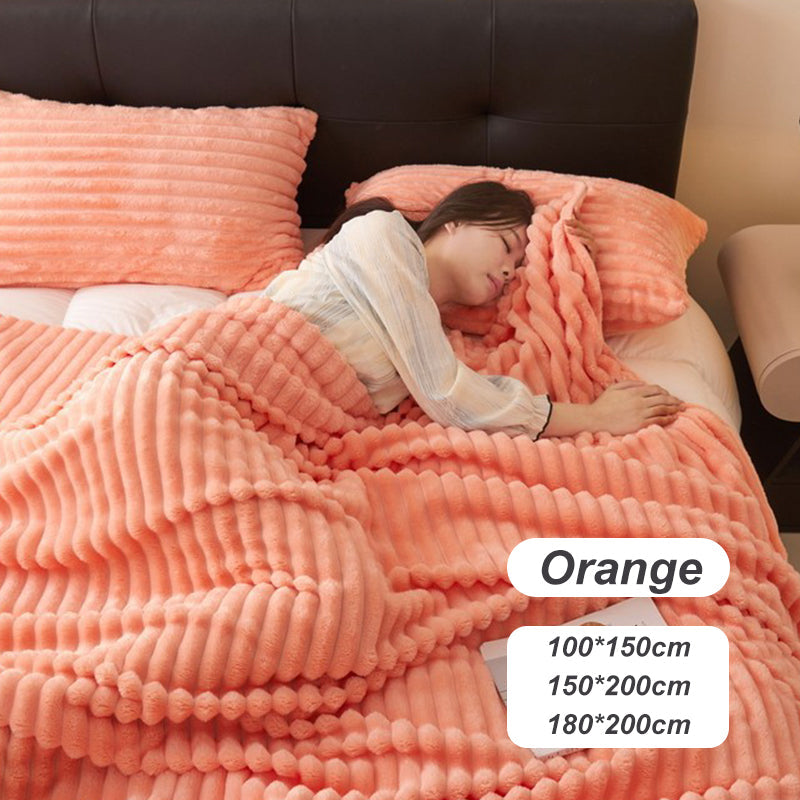 🍂Soldes d'automne – 50 % de réduction !🛏️Couverture épaisse en peluche avec motif lapin et housse en velours lait🏆Blottissez-vous dans un confort ultime
