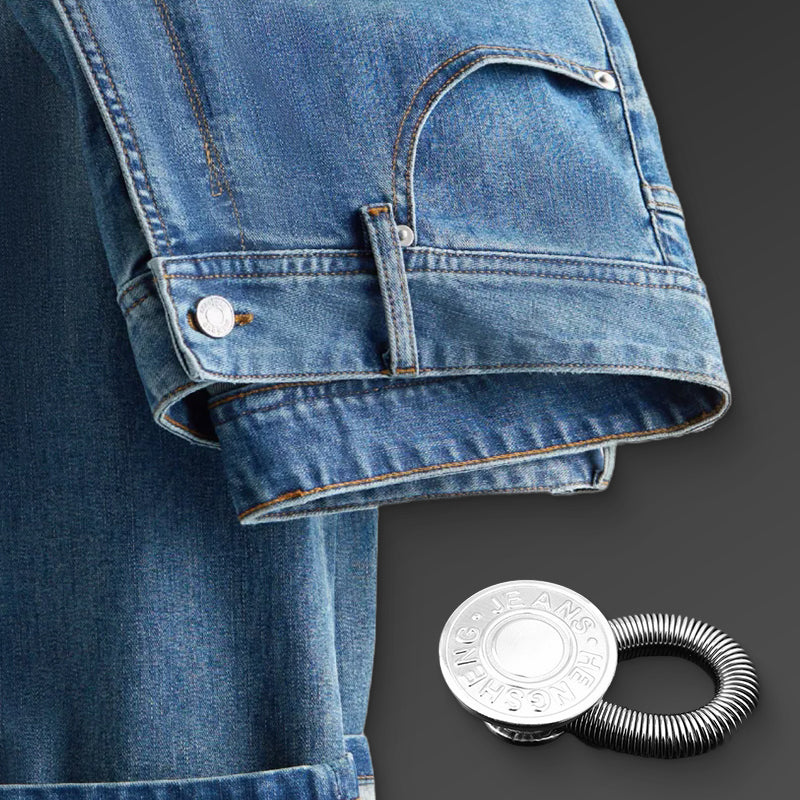 🏆Bouton-pression à allonge métallique à ressort pour jean🔩👖