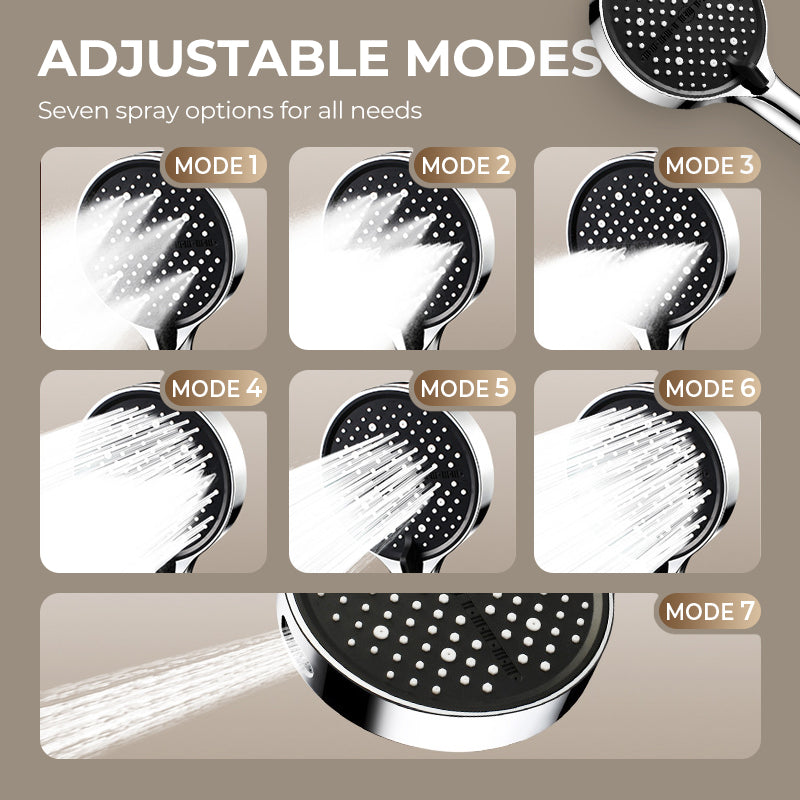 🚿 50% DE RÉDUCTION ! ✨ Pommeau de Douche Haute Pression - 3 Modes de Pluie, Économie d'Eau et Installation Facile 💧📦