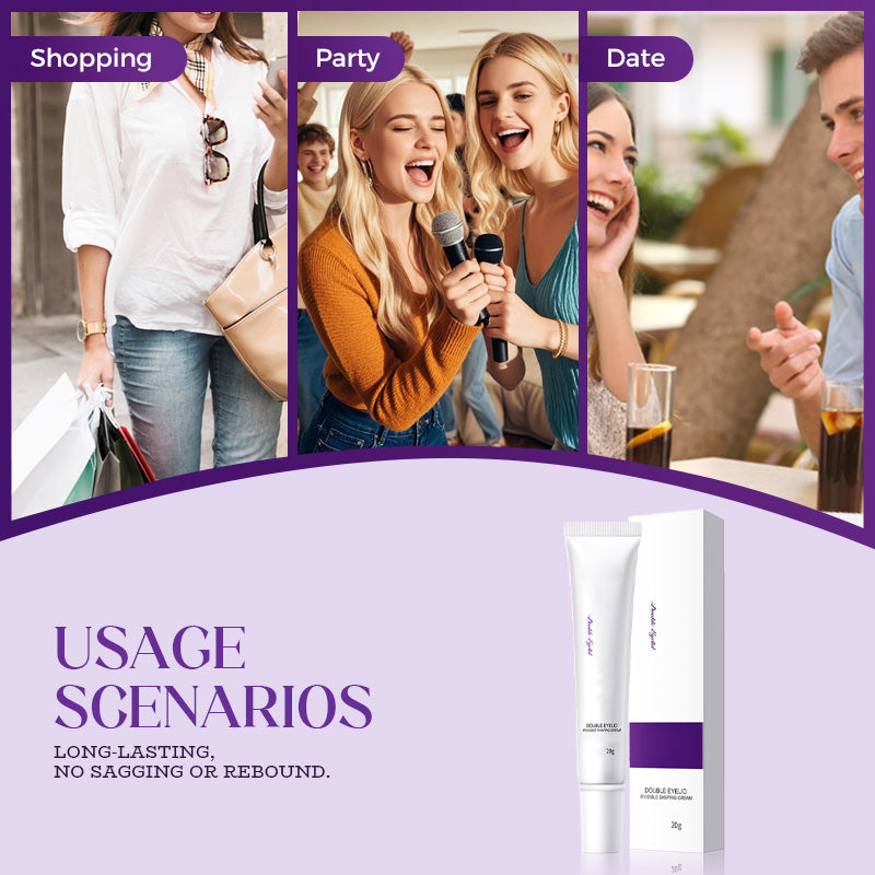 🌿Crème coiffante double paupière longue tenue et invisible👁️✨