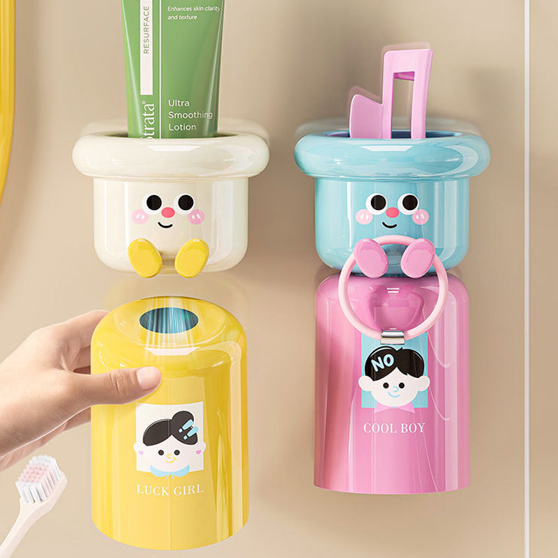🏆Porte-brosse à dents adhésif avec ventouse magnétique🌿✨