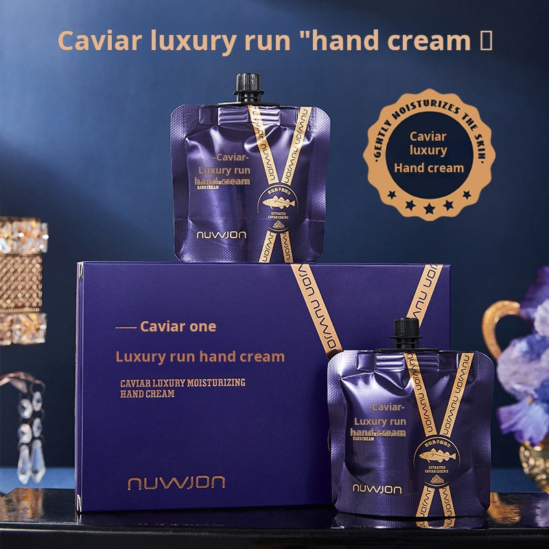 50% OFF!⏳Crème au caviar parfumée pour des mains douces et élégantes 🌿✨