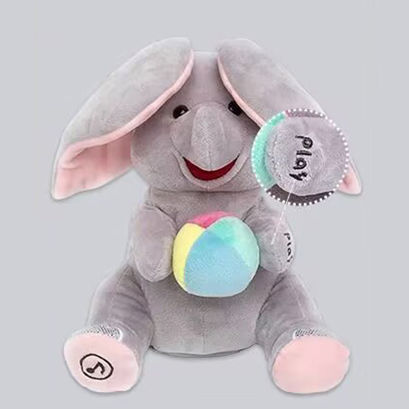 🐘 Jouet Doudou Éléphant Cache-Cache