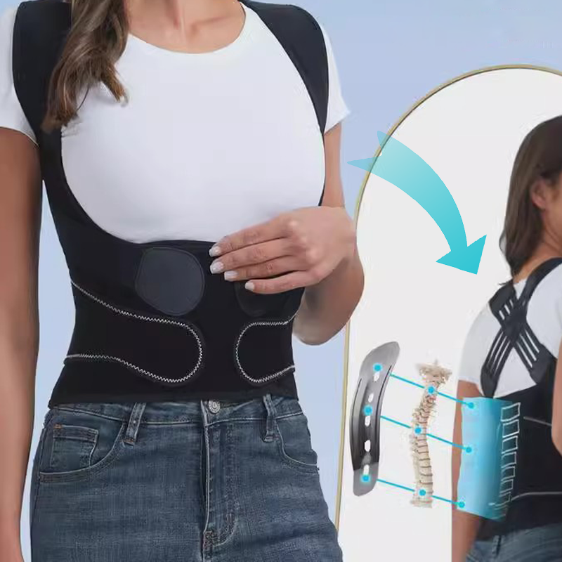 🏆Correcteur Postural Réglable | Soutien Dorsal Ultime & Confort 🌿