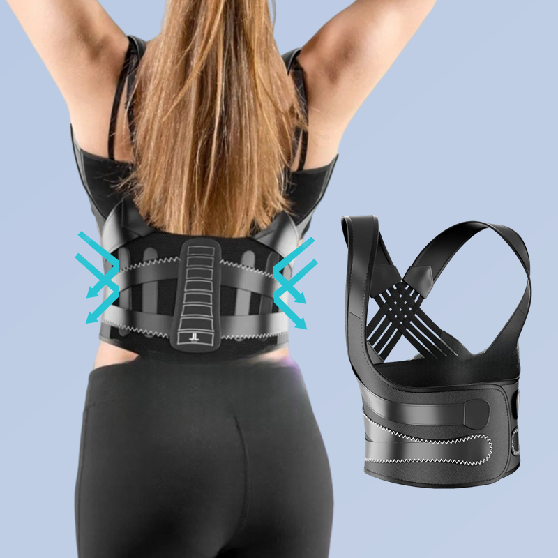 🏆Correcteur Postural Réglable | Soutien Dorsal Ultime & Confort 🌿