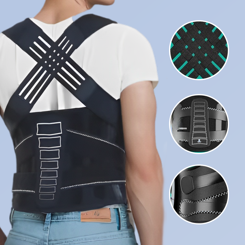 🏆Correcteur Postural Réglable | Soutien Dorsal Ultime & Confort 🌿