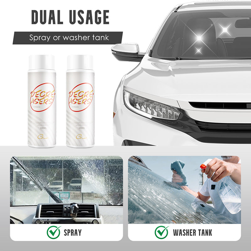 ✨ Nettoyant Vitres Voiture - Élimine Graisse et Buée en 1 Passage ☀️🧽