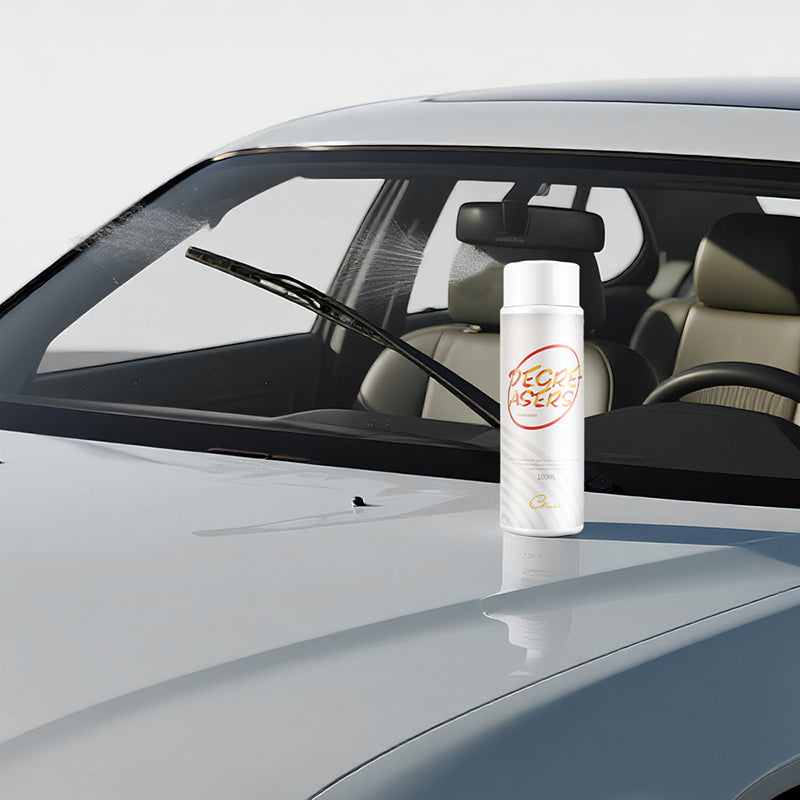 ✨ Nettoyant Vitres Voiture - Élimine Graisse et Buée en 1 Passage ☀️🧽