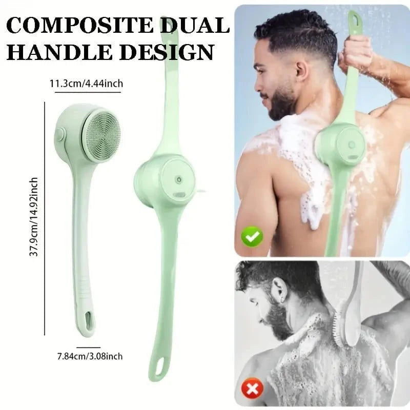 🏆Brosse de bain exfoliante électrique à long manche✨🌿