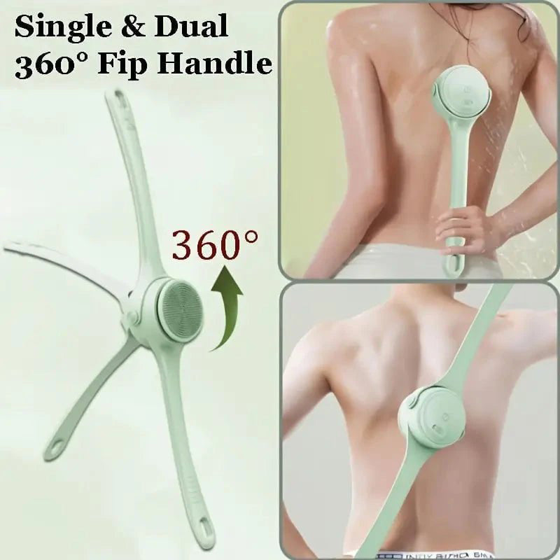 🏆Brosse de bain exfoliante électrique à long manche✨🌿