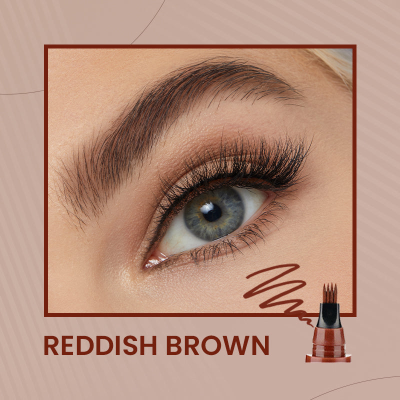 đ„Crayon Ă sourcils 4-End Natural, CrĂ©ez rapidement un maquillage de sourcils Ă©lĂ©gantđ„