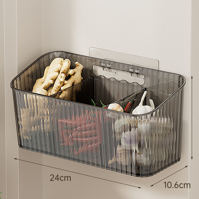 Organisateur de rangement transparent mural