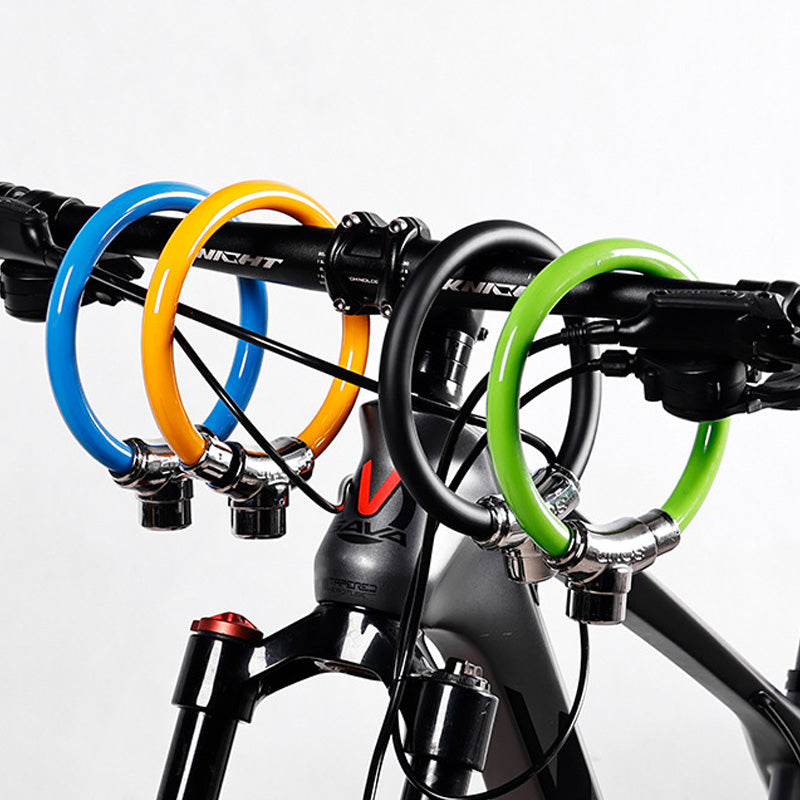 Câble antivol vélo annelé 🔒 ⭕ - Anneau d'acier portable et robuste