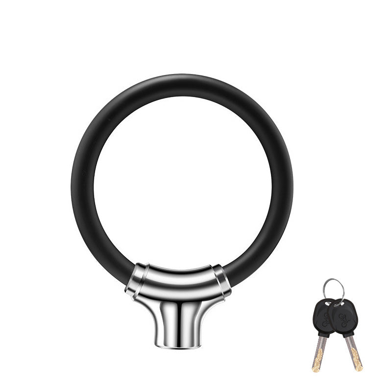 Câble antivol vélo annelé 🔒 ⭕ - Anneau d'acier portable et robuste