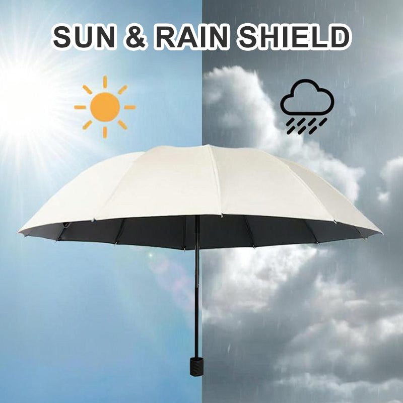đParapluie Grand Format - 12 Baleines RĂ©sistant au Vent ExtrĂȘme ! đŹïžđ