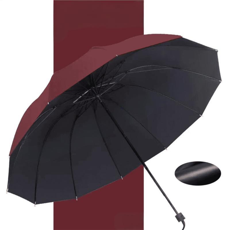 đParapluie Grand Format - 12 Baleines RĂ©sistant au Vent ExtrĂȘme ! đŹïžđ