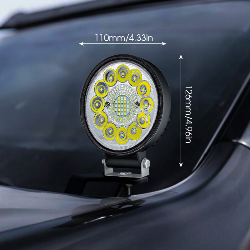 🔦 Projecteur LED 4 Pouces 99W pour Off-Road📍999 perles LED📍