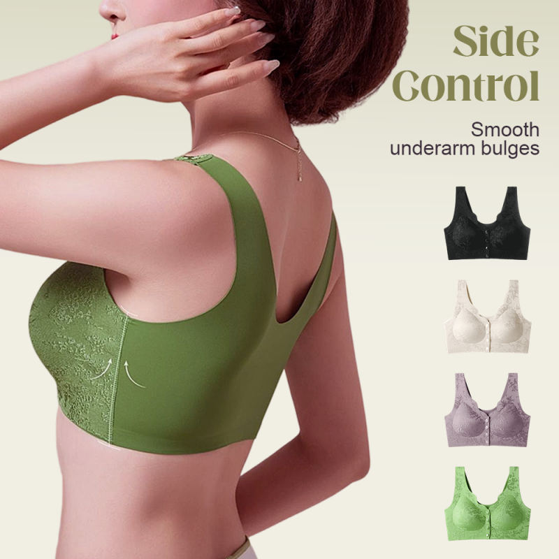 🏆Soutien-Gorge Confortable Sans Armature avec Fermeture Frontale🌿