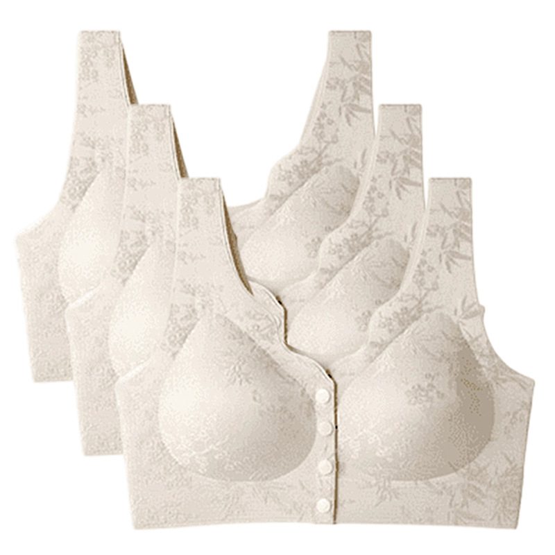 🏆Soutien-Gorge Confortable Sans Armature avec Fermeture Frontale🌿