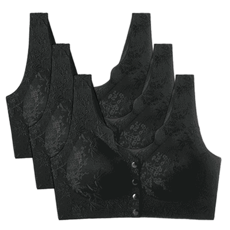 🏆Soutien-Gorge Confortable Sans Armature avec Fermeture Frontale🌿