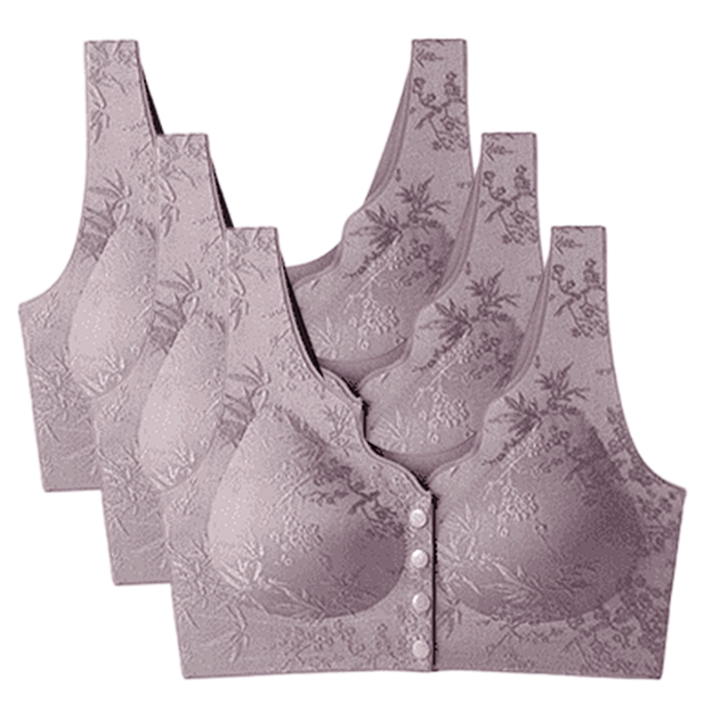🏆Soutien-Gorge Confortable Sans Armature avec Fermeture Frontale🌿
